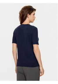 TOMMY HILFIGER - Tommy Hilfiger Kardigan WW0WW43958 Granatowy Regular Fit. Kolor: niebieski. Materiał: wełna #4