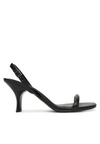 Calvin Klein Sandały HW0HW02800 Czarny. Kolor: czarny. Materiał: skóra #1