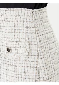 Guess Spódnica mini W5YD15 WHDB2 Biały Regular Fit. Kolor: biały. Materiał: syntetyk #4