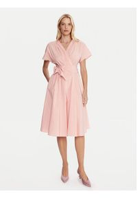 Weekend Max Mara Sukienka koszulowa Giambo 2415221172 Różowy A-Line Fit. Kolor: różowy. Materiał: bawełna. Typ sukienki: koszulowe