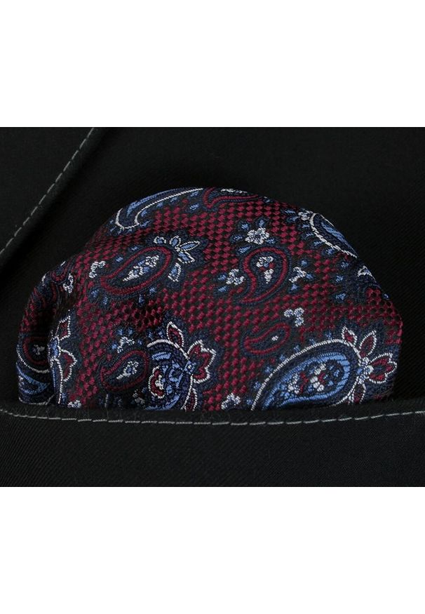 Poszetka Męska Alties - Wzór Paisley. Kolor: wielokolorowy. Materiał: mikrofibra. Wzór: paisley