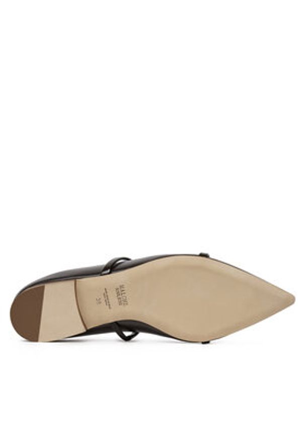 MALONE SOULIERS Klapki Maureen Flat 330 Brązowy. Kolor: brązowy. Materiał: skóra