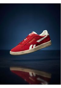 Reebok Sneakersy EO-CLUB C GROUNDS UK 100228139 Czerwony. Kolor: czerwony. Materiał: zamsz, skóra. Model: Reebok Club #7