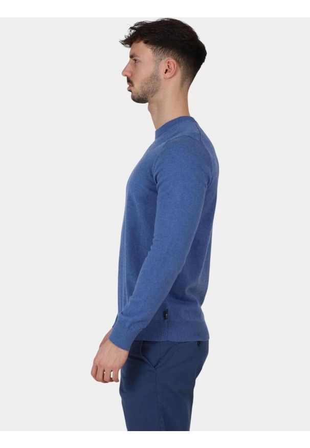 Sweter męski TBS Malykron. Kolor: niebieski