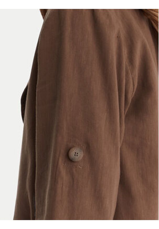 Marella Koszula Palchi 2613041015 Brązowy Regular Fit. Kolor: brązowy. Materiał: wiskoza