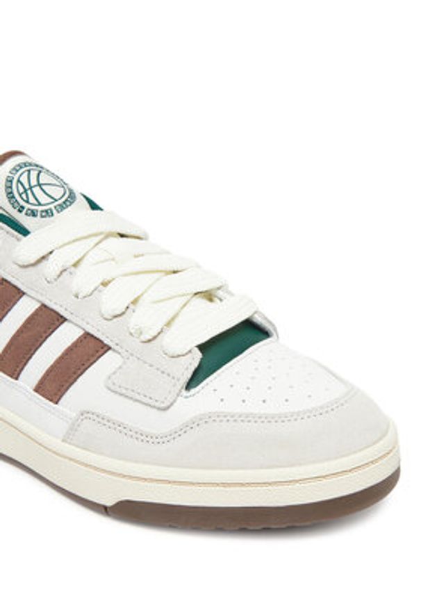 Adidas - adidas Buty do koszykówki Rapid Court Low JR3157 Beżowy. Kolor: beżowy. Materiał: skóra. Sport: koszykówka