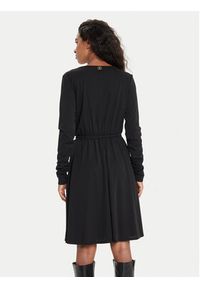 TwinSet - TWINSET Sukienka koktajlowa 241TE2054 Czarny Regular Fit. Kolor: czarny. Materiał: syntetyk. Styl: wizytowy #2