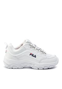 Fila Sneakersy Strada Low Wmn 1010560.1FG Biały. Kolor: biały. Materiał: skóra