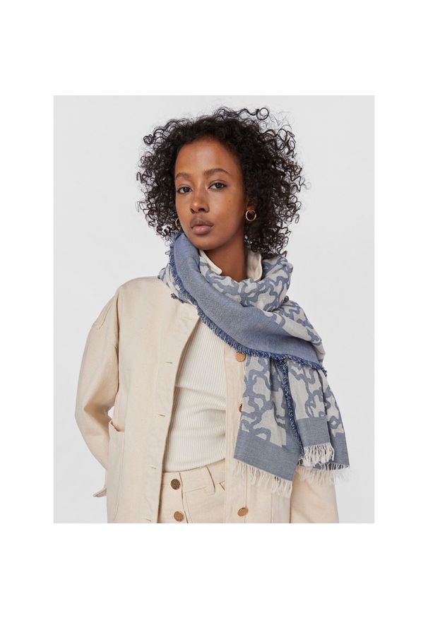 Tous - Szal TOUS 2000786333 Jeans. Materiał: wiskoza, materiał