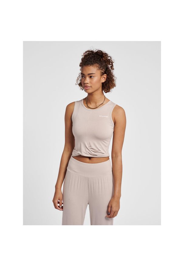 Damski tank top Hummel MT Fiona. Kolor: szary. Sport: fitness
