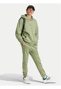 Adidas - adidas Bluza ALL SZN French Terry IY4156 Zielony Loose Fit. Kolor: zielony. Materiał: bawełna #5