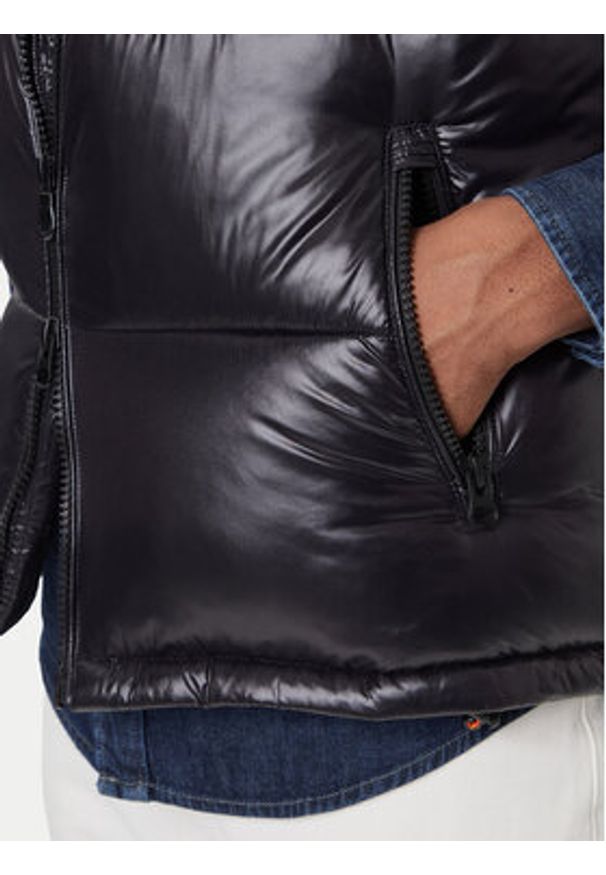 Save The Duck Kamizelka D81382U LOVE21 Czarny Regular Fit. Kolor: czarny. Materiał: syntetyk