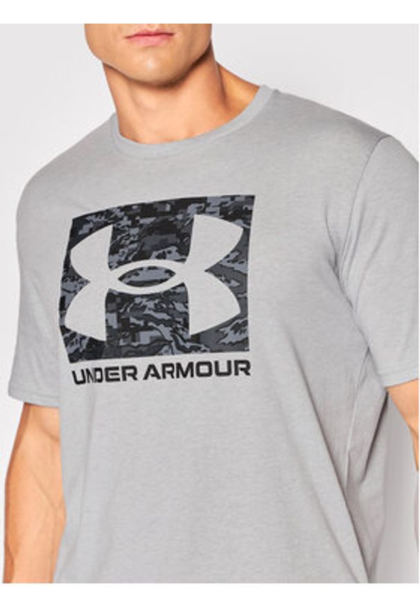 Under Armour T-Shirt Ua Abc 1361673 Szary Relaxed Fit. Kolor: szary. Materiał: syntetyk, bawełna