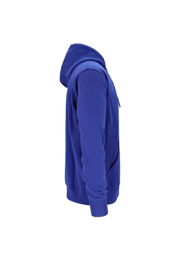 KEEZA - Bluza bawełniana kangurka Keeza Echo. Kolor: niebieski. Materiał: bawełna. Sport: piłka nożna