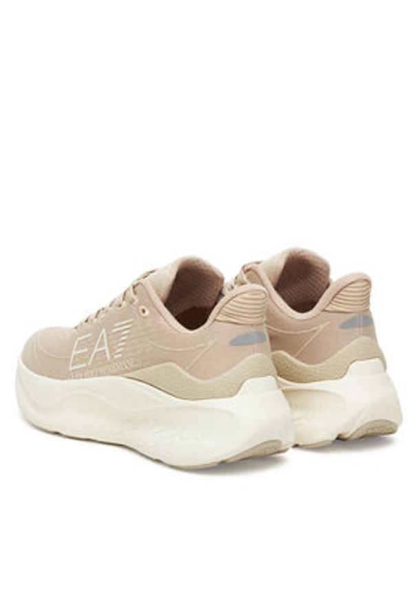 EA7 Emporio Armani Sneakersy X8X245 XK442 MZ211 Beżowy. Kolor: beżowy. Materiał: materiał
