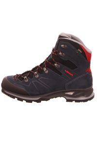 Buty trekkingowe męskie Lowa Baldo Gtx WP. Wysokość cholewki: za kostkę. Zapięcie: sznurówki. Kolor: szary. Materiał: guma, skóra, tkanina. Szerokość cholewki: normalna