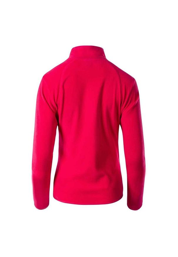 Iguana - Polarowy Top Damski Produkt Termiczny Vilos. Kolor: czerwony. Materiał: polar. Sport: turystyka piesza