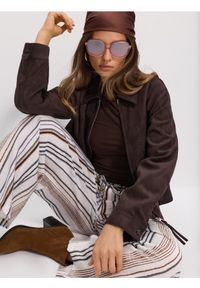 Sinsay - Spodnie wide leg w paski z wiskozą - wielobarwny. Wzór: paski #1