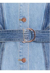 YAS Sukienka jeansowa Cawi 26037659 Niebieski Regular Fit. Kolor: niebieski. Materiał: bawełna #4