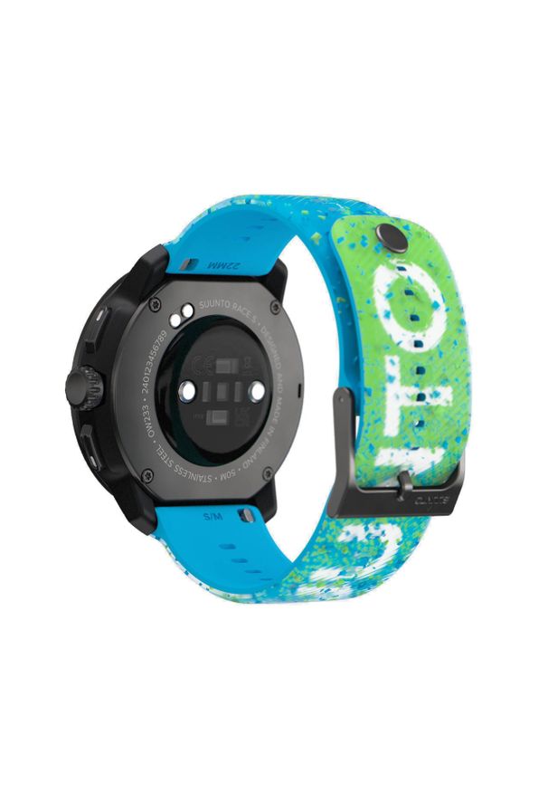 SUUNTO - Suunto Race S Power Blue. Rodzaj zegarka: cyfrowe. Materiał: koronka. Styl: sportowy, elegancki, casual