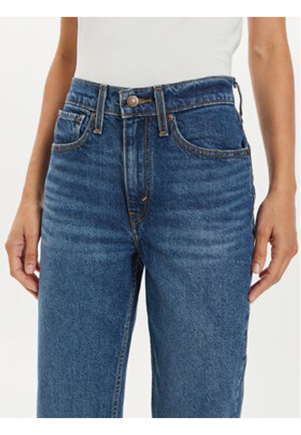 Levi's® Jeansy 80's A3506-0015 Granatowy Mom Fit. Kolor: niebieski