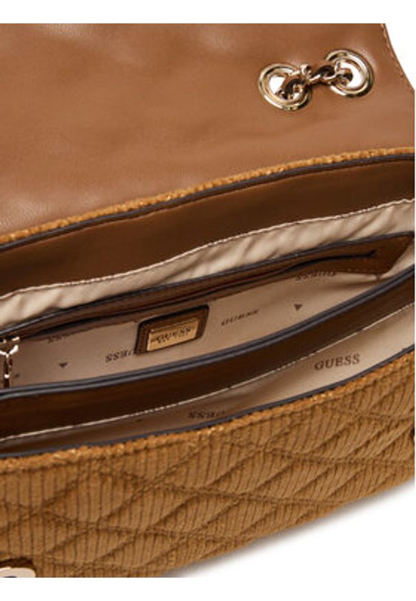 Guess Torebka Giully II HWCG96 73200 Brązowy. Kolor: brązowy