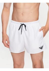 Emporio Armani Underwear Szorty kąpielowe 211752 3R438 00010 Biały Regular Fit. Kolor: biały. Materiał: syntetyk #1