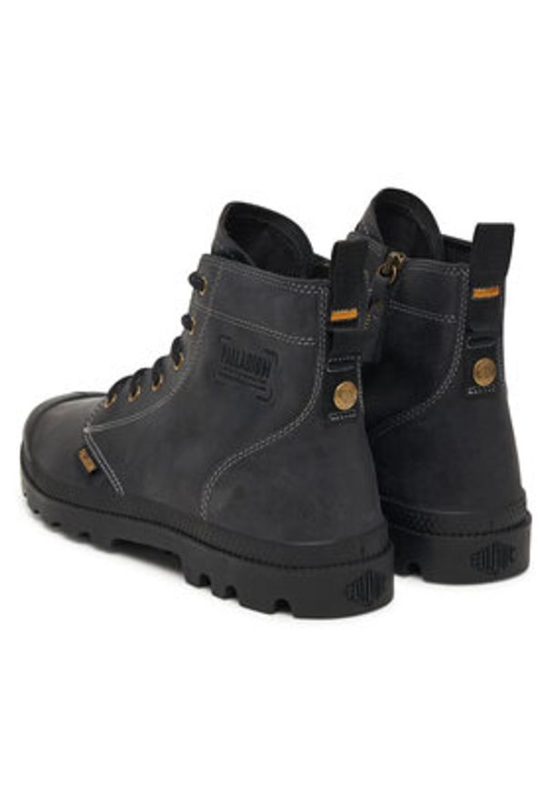 Palladium Trapery Pampa Zip Lth Legacy 79502-008-M Czarny. Kolor: czarny. Materiał: skóra
