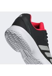 Adidas - adidas Buty do tenisa Courtflash JR4451 Czarny. Kolor: czarny. Materiał: materiał. Sport: tenis #7
