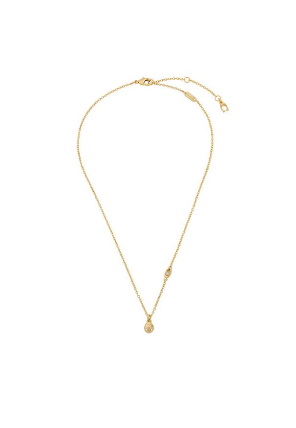 Coach Naszyjnik 37572248 Złoty. Materiał: metalowe. Kolor: złoty