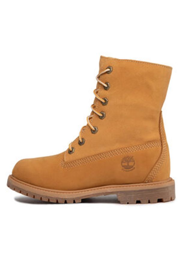 Timberland Trapery Authentic TB08329R2311 Brązowy. Kolor: brązowy. Materiał: nubuk, skóra