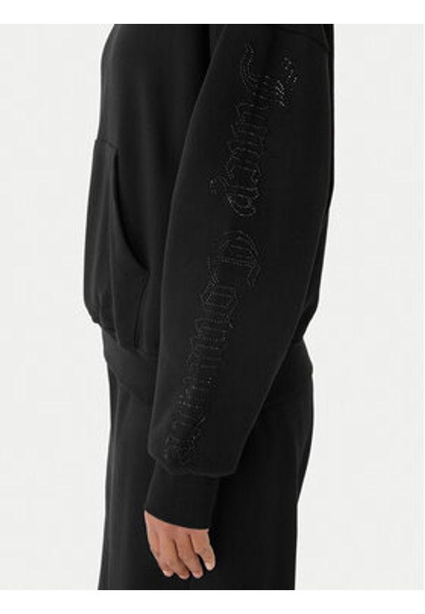 Juicy Couture Bluza Castella JCWAS225319 Czarny Oversize. Kolor: czarny. Materiał: syntetyk, bawełna