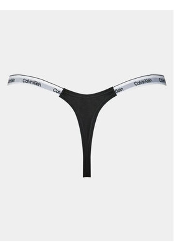 Calvin Klein Underwear Stringi 000QD5157E Czarny. Kolor: czarny. Materiał: bawełna