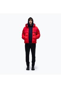 Bluza męska Napapijri B-Linth Hooded. Kolor: niebieski. Materiał: bawełna