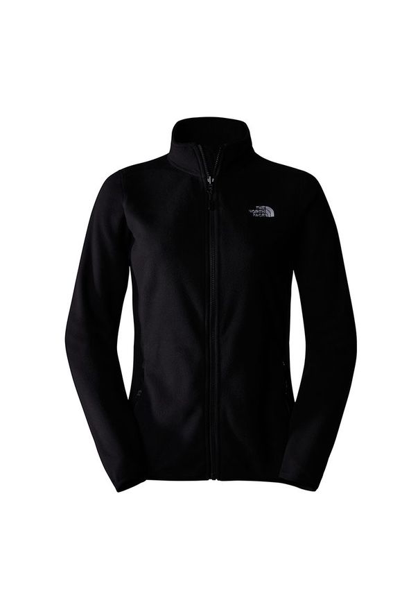 Bluza damska The North Face 100 Glacier Full-Zip Fleece 0A855O4H01 - czarna. Kolor: czarny. Materiał: dzianina, poliester, polar. Styl: klasyczny. Sport: narciarstwo