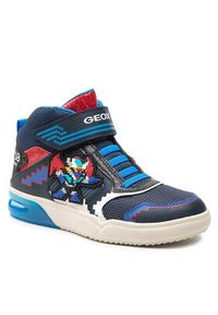 Geox Sneakersy J Grayjay B. B J269YB 0FUFE C0693 DD Granatowy. Kolor: niebieski. Materiał: materiał #2