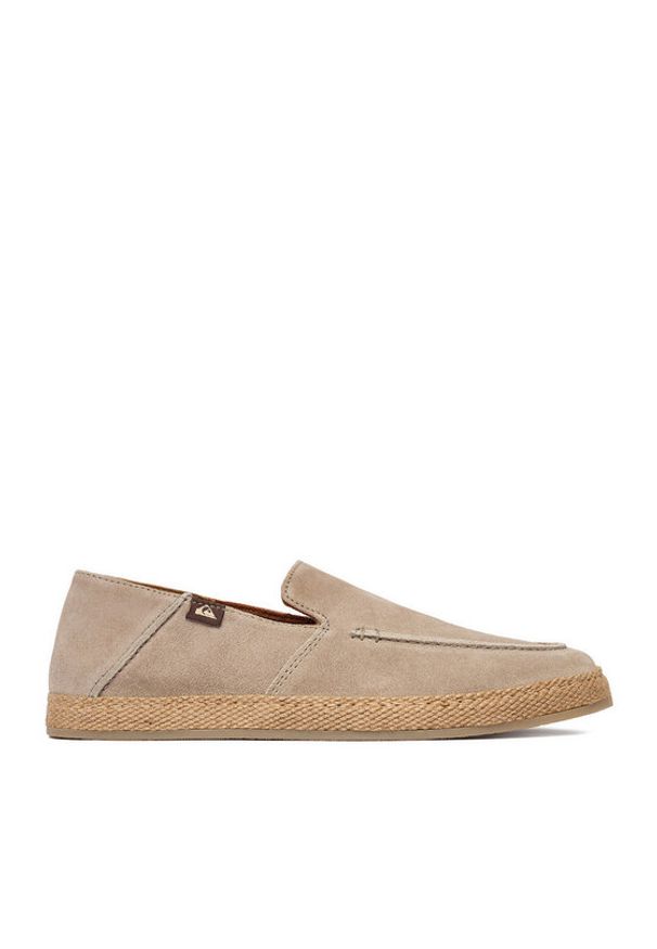 Quiksilver Espadryle CEO-ESPRINT-04 MI08 Beżowy. Kolor: beżowy. Materiał: skóra, zamsz