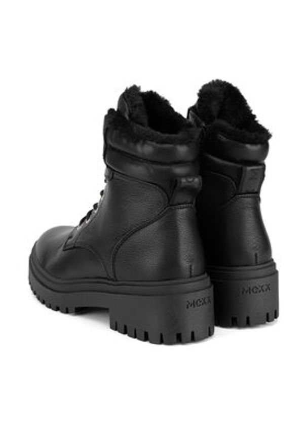 MEXX Trzewiki MI001713143W Czarny. Kolor: czarny. Materiał: materiał