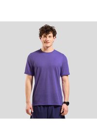 Koszulka męska Odlo ESSENTIAL LINENCOOL T-shirt. Kolor: fioletowy