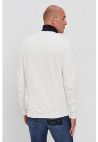 Pepe Jeans Bluza męska kolor biały gładka. Okazja: na co dzień. Kolor: biały. Wzór: gładki. Styl: casual #4