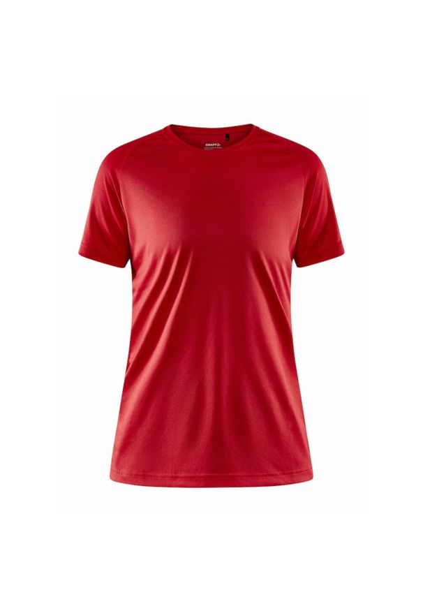 Koszulka sportowa damska Craft 1909879430000. Kolor: czerwony. Materiał: poliester. Długość rękawa: krótki rękaw. Długość: krótkie