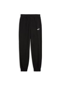 Puma - Spodnie damskie PUMA ESS Small No. 1 Logo Comfort High-Waist. Stan: podwyższony. Kolor: czarny