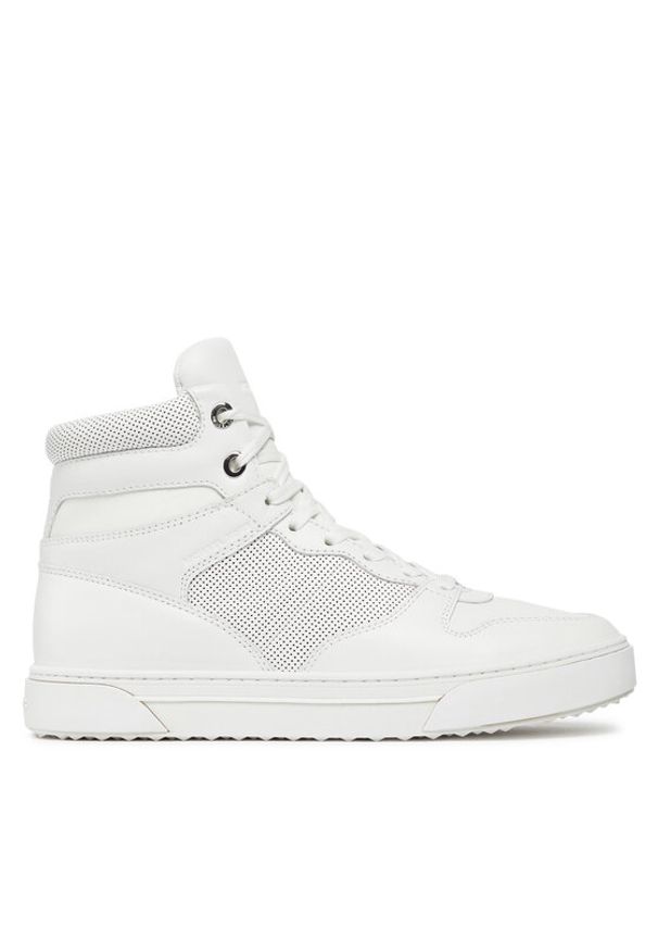 MICHAEL Michael Kors Sneakersy Barett High Top 42F3BRFE5L Biały. Kolor: biały. Materiał: skóra