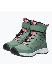 keen - Śniegowce dziecięce KEEN Skua Winter WP. Kolor: zielony