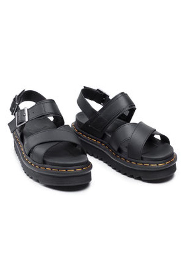 Dr. Martens Sandały Voss II 26799001 Czarny. Kolor: czarny. Materiał: skóra
