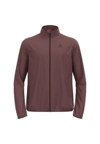 Kurtka męska do biegania Odlo Jacket ESSENTIAL LIGHT. Kolor: czerwony. Sport: bieganie #1