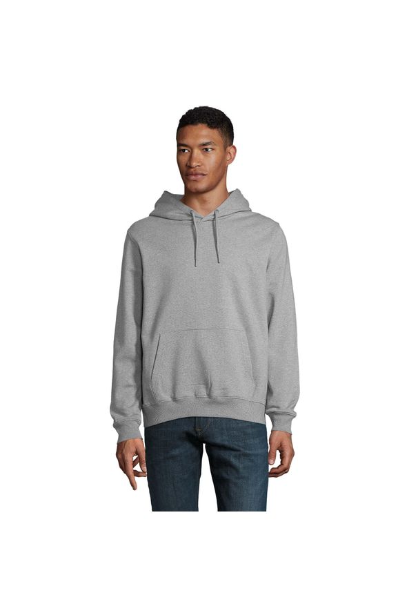SOL'S - Bluza z kapturem Sol's Nicholas. Typ kołnierza: kaptur. Kolor: szary