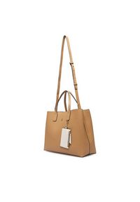 TOMMY HILFIGER - Tommy Hilfiger Torebka Th Icon Satchel AW0AW18723 Khaki. Kolor: brązowy. Materiał: skórzane #6