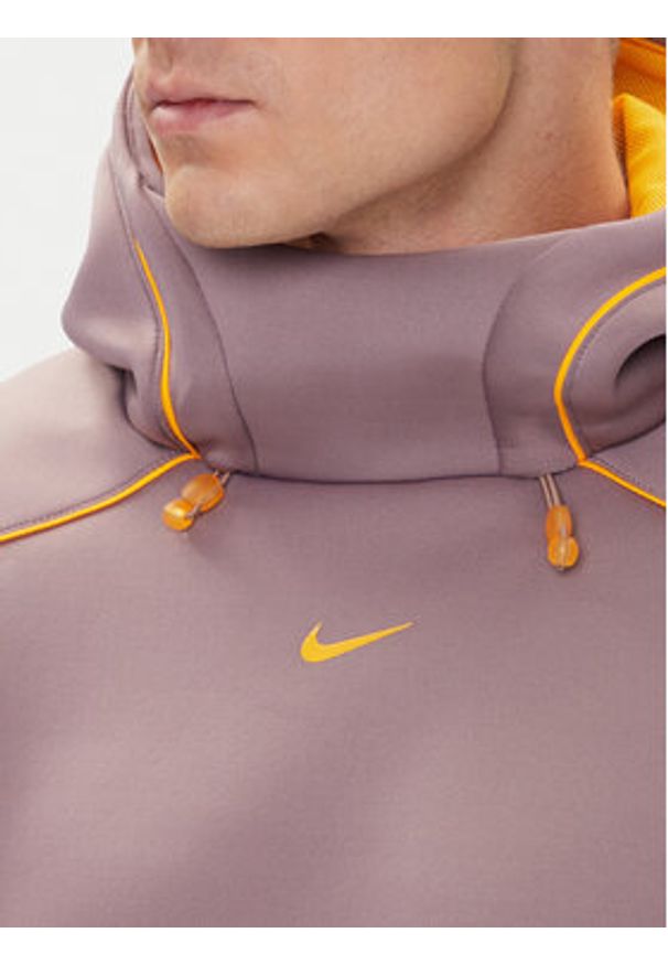 Nike Bluza HQ0465 Brązowy Oversize. Kolor: brązowy. Materiał: syntetyk