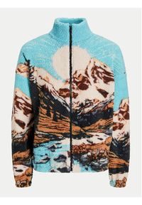 Jack & Jones - Jack&Jones Polar Landscape 12274473 Niebieski Relaxed Fit. Kolor: niebieski. Materiał: syntetyk #3